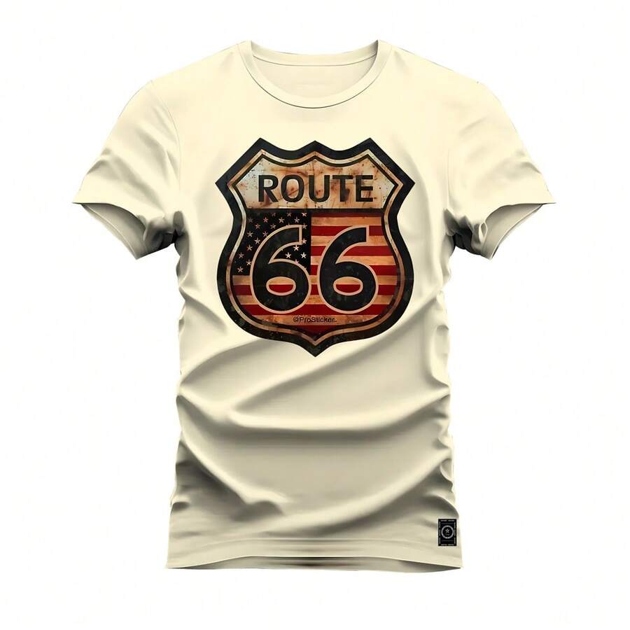 Men T-Shirts - 米色 - 查看 1