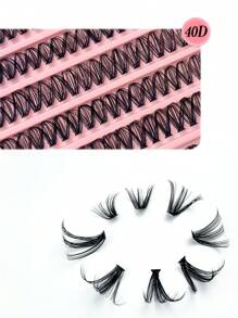 Miss Wink Cils individuels extrêmement frisés, doux et naturels 30D/40D/50D/60D/80D, mélange de 8-16 mm 0,07 mm C. Ultra léger, 16 rangées de 320 pièces, extension de cils en mink étanche, effet 3D, faux cils convenant au maquillage léger, au maquillage intense, au look quotidien, au cosplay, portables pour une utilisation quotidienne ou pour des sorties en toutes occasions