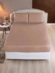 Sheet Sets With Pillowcases - Màu Khaki - Xem 1