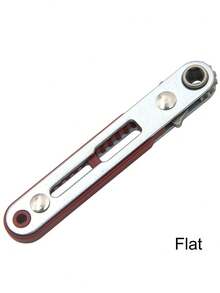 STONEGO 1PC Narrow Space Double-Direction Ratcheting Screwdriver Suitable For Bending, Turning Corners, Elbows, Right Angles, And Compatible With Phillips And Slotted Screwdriver Heads Tool - Silver - View 7