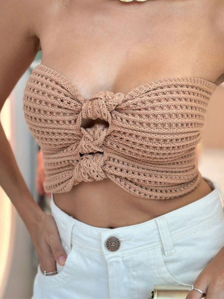 Women Tops - Màu be - Xem 1