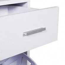 Scarpiera Moderna con Panca Imbottita per 12 Paia di Scarpe, Mobile da Ingresso in Legno 94,5x57x30 cm Bianco - Bianco - Visualizzare 10