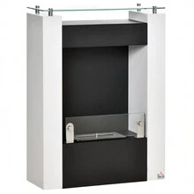 HOMCOM Fireplaces - White - View 6