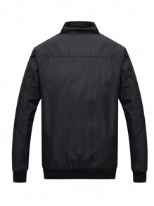 男士立領拉鍊口袋戶外夾克