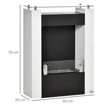 HOMCOM Fireplaces - White - View 5