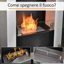 HOMCOM Fireplaces - White - View 4