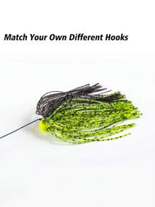 GOTURE Goture 24 Peças Jigs de Pesca com Saias de Silicone de Múltiplos Fios, Saias de Spinnerbait para DIY Jigs de Lançamento, Jigs de Natação (Ganchos não incluídos)