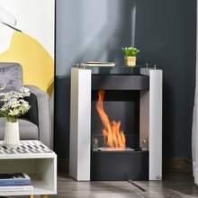 HOMCOM Fireplaces - White - View 1