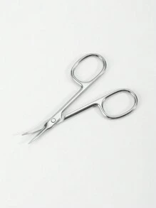 1pc Cheapest Brow Trimming Scissors As Makeup Tool For Eyelash Trimming. Mini Gift, Makeup,Cheap,Room Decor,Vanity,Travel,Bedroom,Makeup Accessories