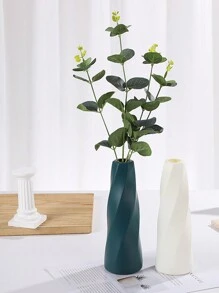 3入組/1個室內裝飾花瓶/植物容器,創意人造花藝配件,pe材質 - 彩色 - 查看 1