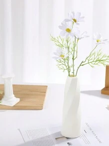 3入組/1個室內裝飾花瓶/植物容器,創意人造花藝配件,pe材質 - 彩色 - 查看 4