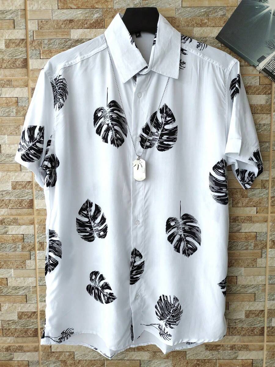 Men Shirts - 白色 - 查看 1