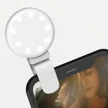 Portable Rechargeable USB Camera Clip Photography Video Mobile Phone LED Ring Selfie Light,Camera Light