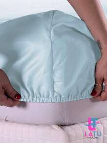 3 Piece Bedding Set - King/Queen/Double/Single - With Elastic - 170 Thread Count - Microfiber - Màu xanh nhạt - Xem 3