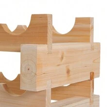 HOMCOM Tabletop Wine Racks - Beige - View 8