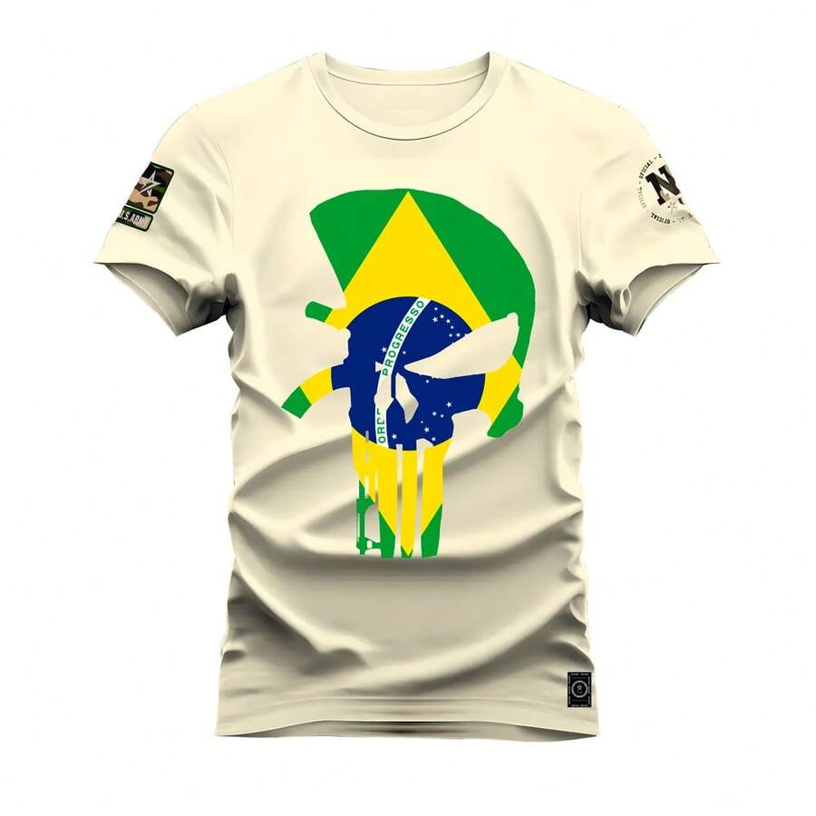 Men T-Shirts - Màu be - Xem 1