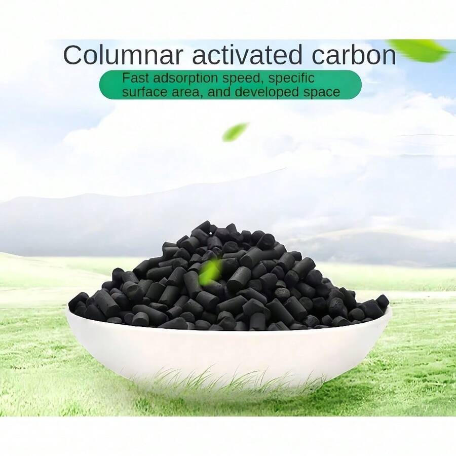 Cylindrical Activated Carbon Particles Removes Odor, Yellow Water