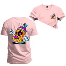 Men T-Shirts - Màu Hồng baby - Xem 1