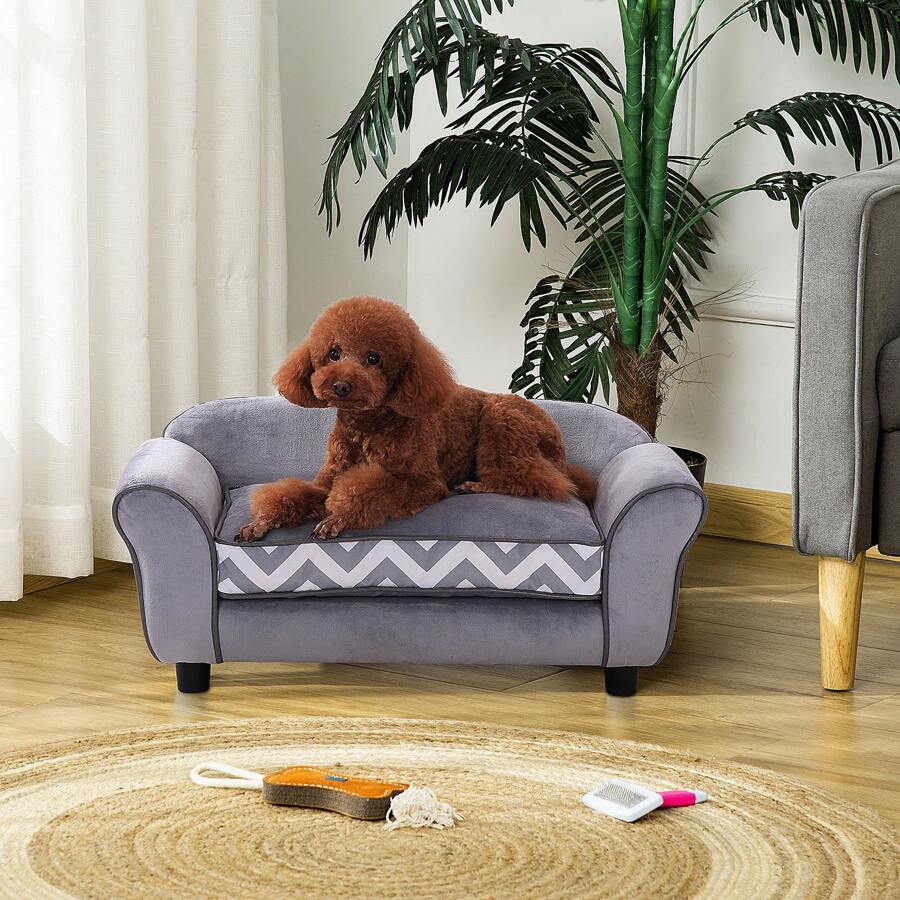 PawHut Pet Bed & Crate Mat - Grey - View 1