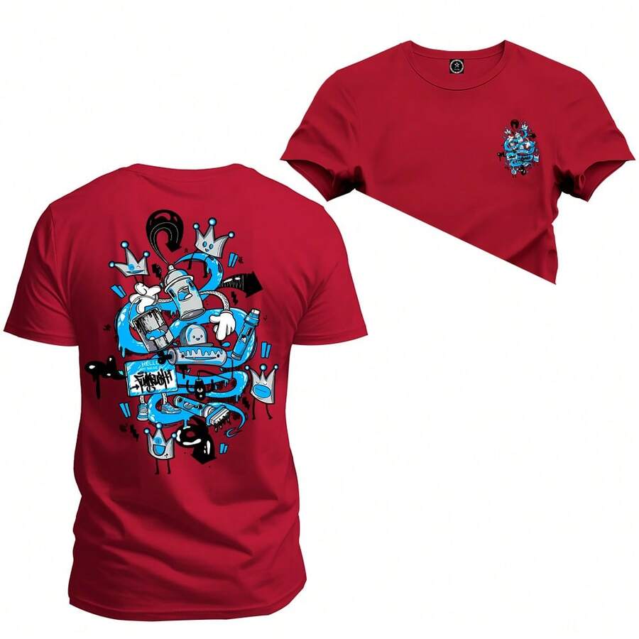 Men T-Shirts - Đỏ - Xem 1