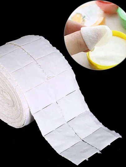 500 Nail Wipe Pad White Nail Polish Gel Remover Wipes Nail Art Tips Manicure Cleaning Wipes Lint Pads Nails Nails Supplies Nail Stuff