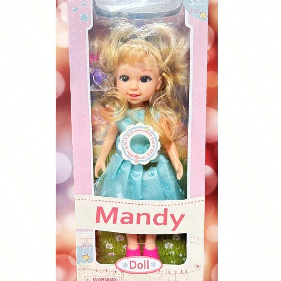 Muñeca Mandy - Azul y blanco - Ver 1