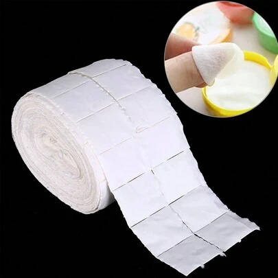 500 Nail Wipe Pad White Nail Polish Gel Remover Wipes Nail Art Tips Manicure Cleaning Wipes Lint Pads Nails Nails Supplies Nail Stuff
