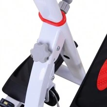HOMCOM Stepper W/ Handle Hand Grip Workout Fitness Machine For Fitness Aerobic Exercise Home Gym - Red - View 7