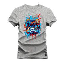 Men T-Shirts - 灰色 - 查看 1