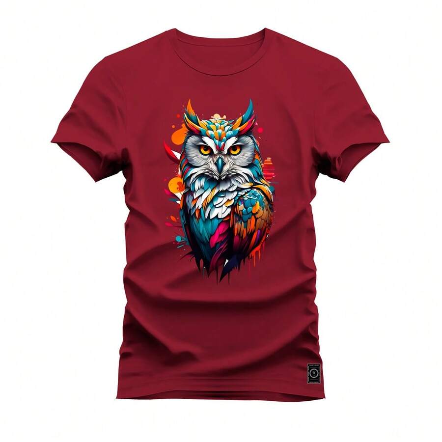 Men T-Shirts - 紅色 - 查看 1