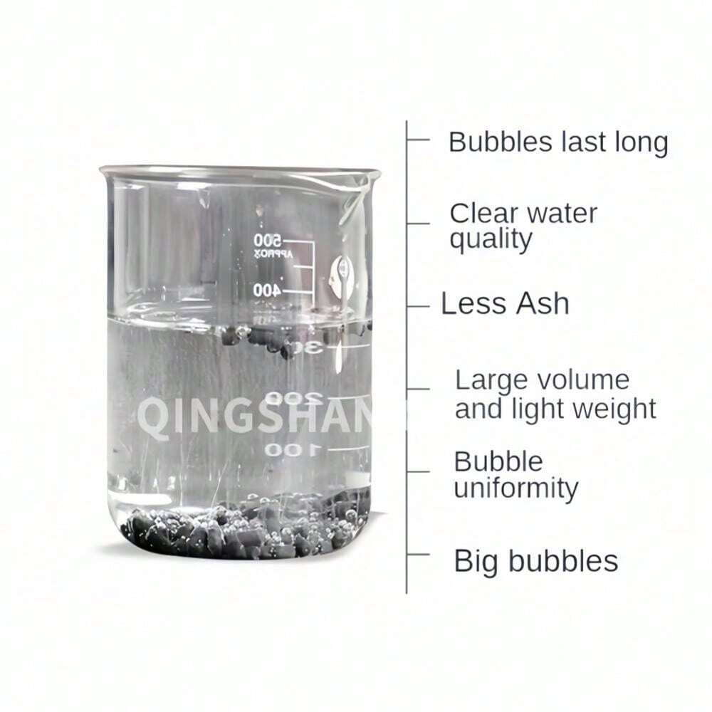 Cylindrical Activated Carbon Particles Removes Odor, Yellow Water