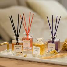 1 家居浪漫装饰芳香疗法，50ml 家用芳香疗法扩散器带香味，用于家居装饰的装饰空气清新剂，放置在客厅、卧室、浴室、办公室等地方（香薰棒随机发送），万圣节、幽灵、秋季、圣诞节、冬季、假日、节日 - 薰衣草 - 查看 5