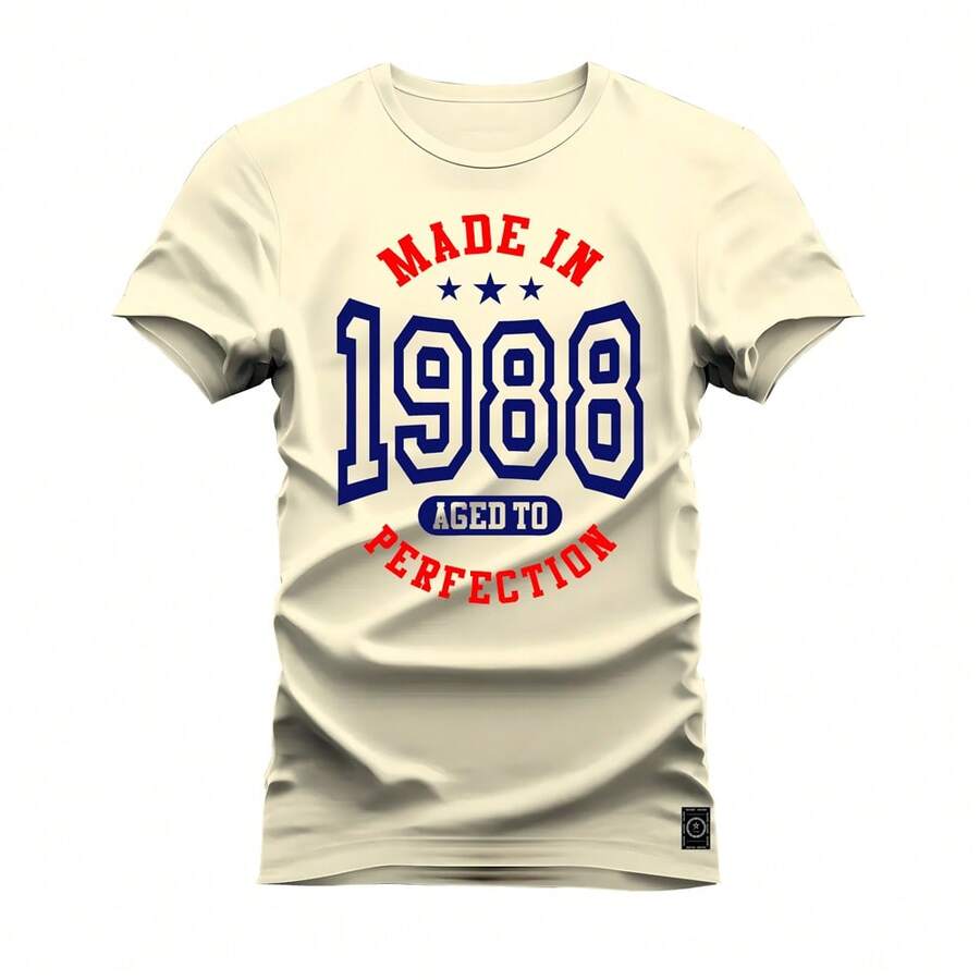 Men T-Shirts - 米色 - 查看 1