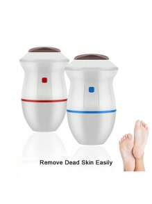 2 PCS Mechanized Callus And Dead Skin Remover - Blanc - Voir 5