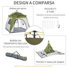 Outsunny Camping Tents - 灰色 - 查看 8