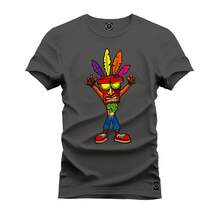 T-Shirt Premium Cotton 30.1 Plant In Peace - Màu xám đen - Xem 1