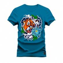 Men T-Shirts - Màu xanh lam - Xem 1