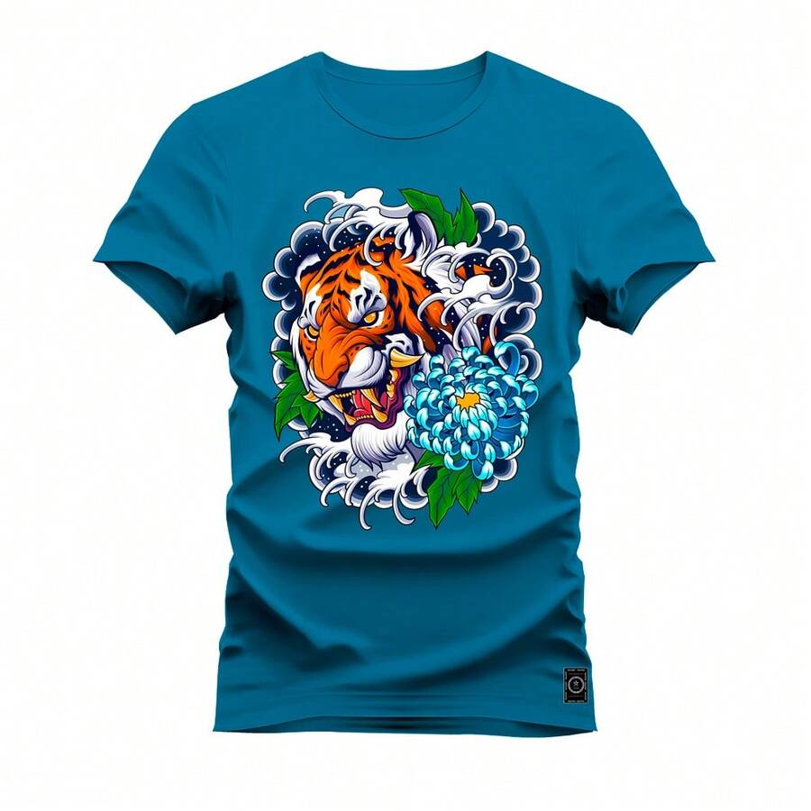 Men T-Shirts - Màu xanh lam - Xem 1