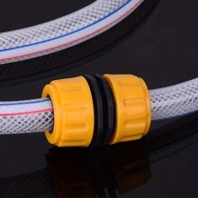 3~6pcs 4-Point Water Gun Hose Extension Joint: Adjustable Control Valve Switch, Sprinkler Nozzle For Car Washing & Garden Watering