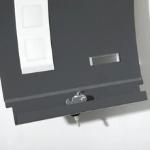 HOMCOM Mailboxes - Dark Grey - View 9