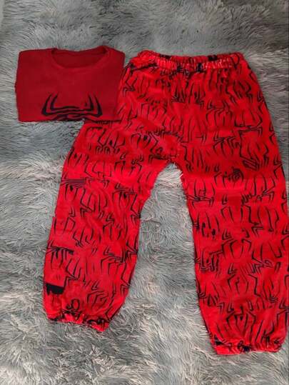 pijama de dama 2 piezas jogger tela franel y playera tela brush unitalla