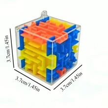 3入組3d旋轉迷宮拼圖球,六面遊戲方塊,大人款(熱門商品) - 3個隨機發迷宮魔術方塊 - 查看 7