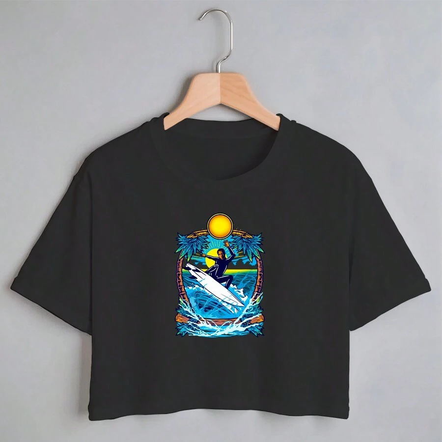 Women T-Shirts - màu đen - Xem 1