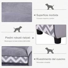 PawHut Pet Bed & Crate Mat - Grey - View 6
