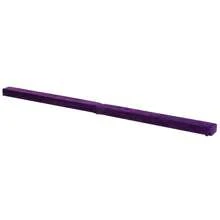 HOMCOM 2.4M 8FT Gymnastics Folding Balance Beam Home Gym Training Exercise Sports - Purple - View 2