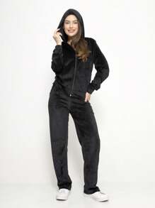 Women Two-Piece Outfits - Black - View 5