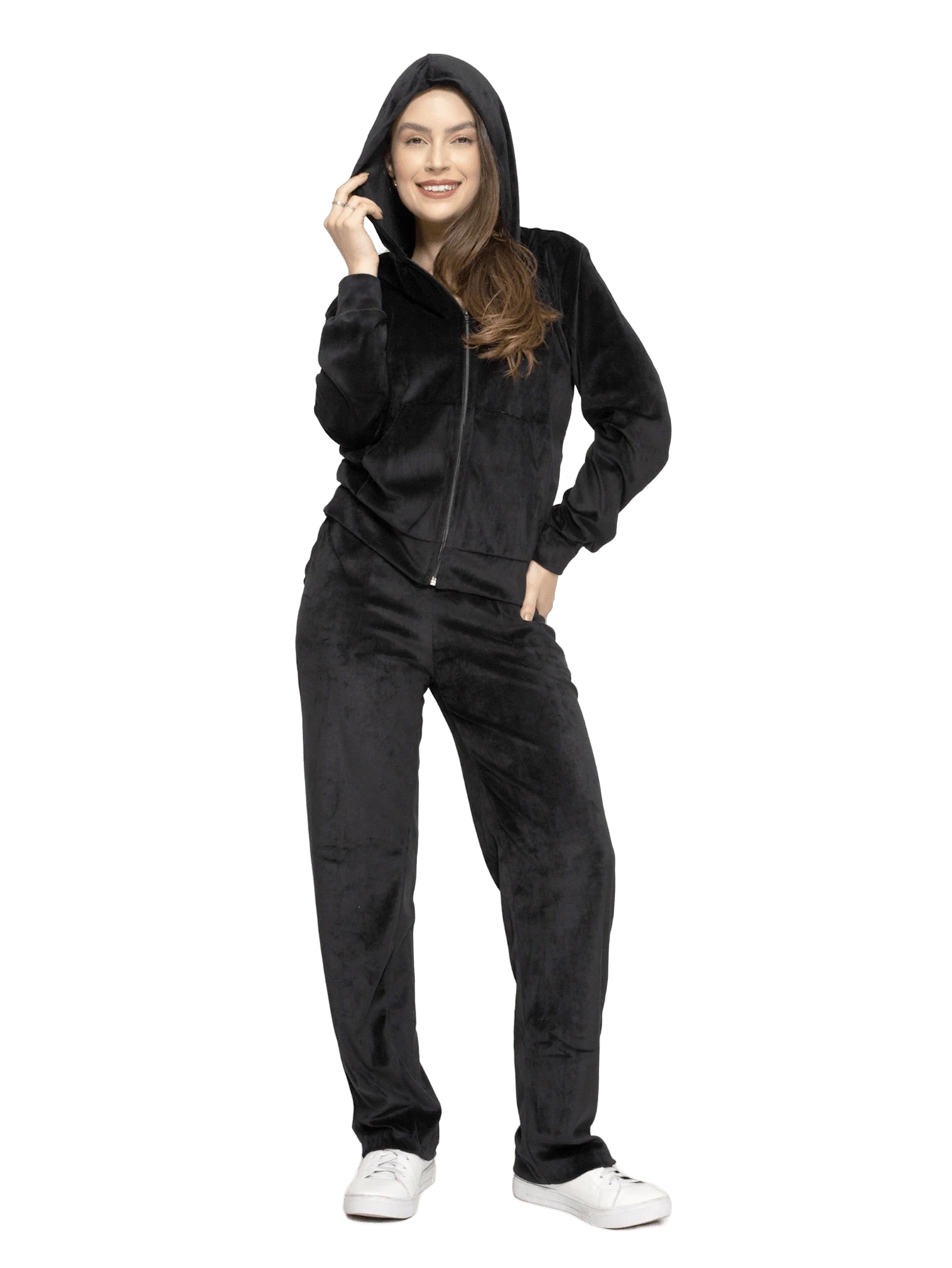 Women Two-Piece Outfits - Black - View 1