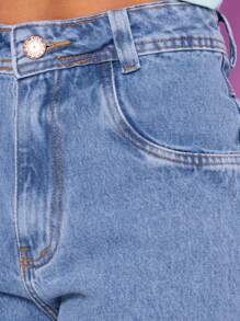 Women Jeans - 彩色 - 查看 6