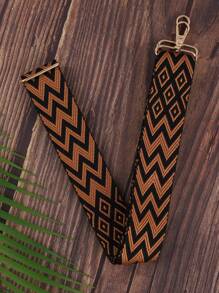 1pc Brown Crossbody/Shoulder Strap With Adjustable Length Casual Bag Strap For Women's Handbag