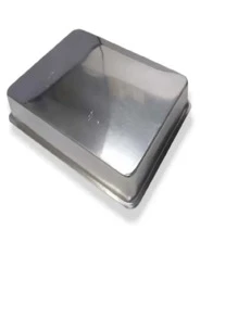 ASSADEIRA EXTRA ALTA TAMANHO 1 ALUMÍNIO POLIDO GROSSO DE 27 CM